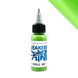 Metallic Leather Paint Green