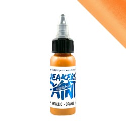 Metallic Leather Paint Orange