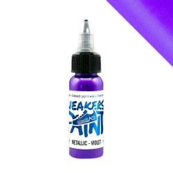 Metallic Leather Paint Purple